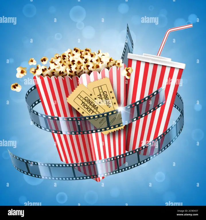Makanan dan minuman ringan di bioskop