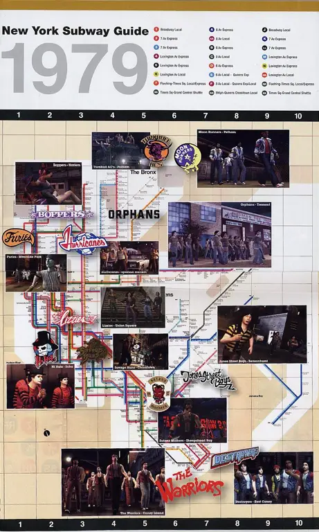 Jelajahi Coney Island Peta Coney Island dalam game The Warriors